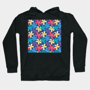 Tropical flowers Pattern Hoodie